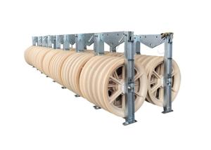 China 1160mm Conductor Stringing Wire Rope Pulley Blocks on sale