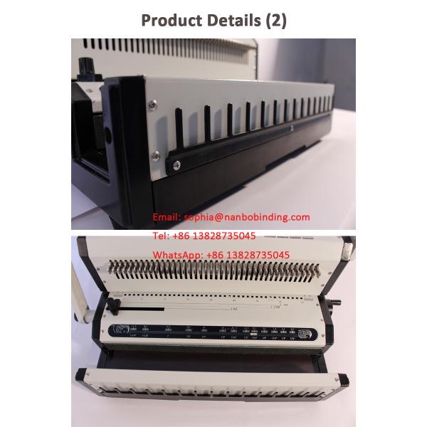 Multifunctional 140 300 Sheets Manual Desktop Binding Machine