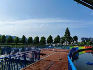 Wholesale Kaishin Marine Floating Docks Floating Bridge Pontoon Stable HDPE Boat from china suppliers