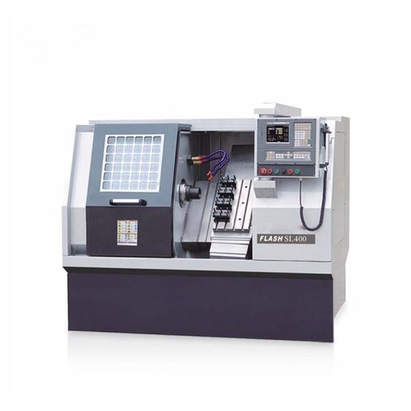 Quality Mini Automatic Slant Bed CNC Lathe Machine SL400 Linear Guideway For Metal for sale