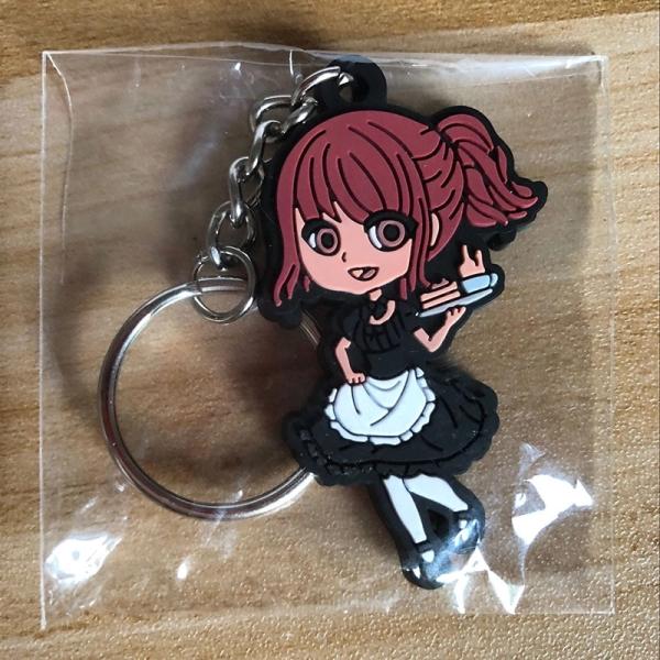 Rabbit Key Chain Ornaments , Die Cutting Crystal Pendant Keychain 16mm Thick