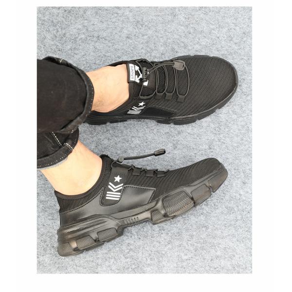 Cut-Resistant Flexible Cushioned Industrial Safety Shoes with Kevlar Mid Sole and European Steel Toe