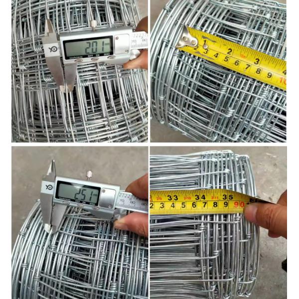 4FT High Galvanized Cattle Farm Fence Waterproof Fixed Knot Sheep Fence Roll