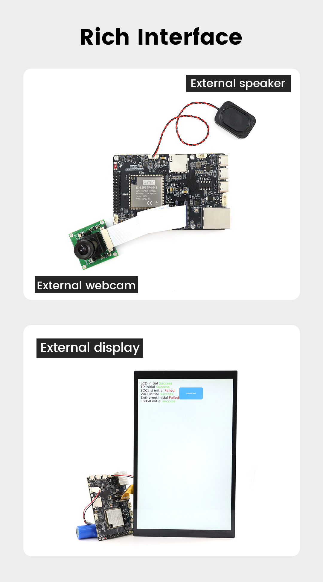 JC-ESP32P4-M3-DEV Compact and Powerful ESP32 Display Unit for M Series Applications
