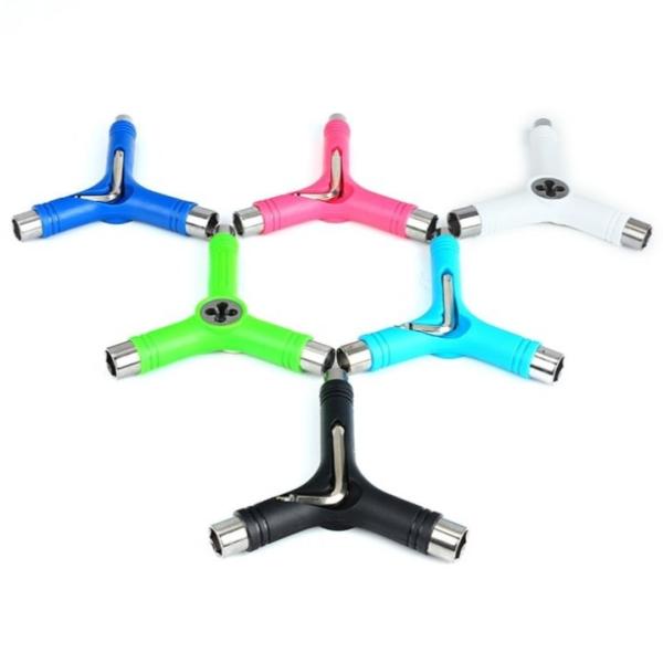 Quality All-In-One Skate Y Tool Skateboard Multi Tool Portable Head Wrench Screwdriver for sale