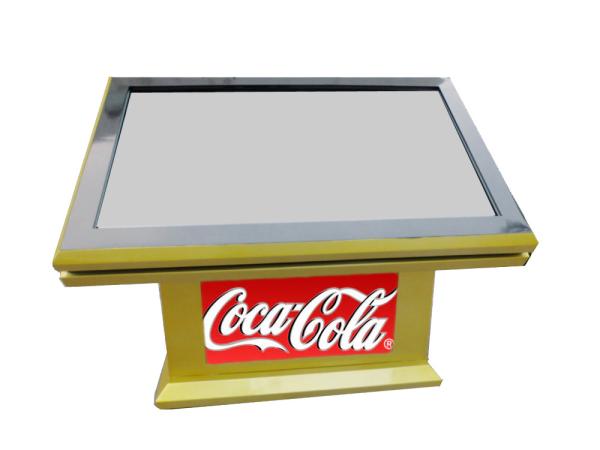Quality Multi Media Tel Touch Screen Monitor Kiosk LED/LCD Display With Fingerprint Reader for sale
