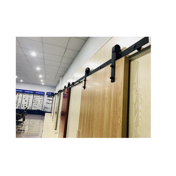 JNK 2 1/4" Barn Gate Hardware Interior Barn Door Hardware Handles And Locks With Flat 2m Track