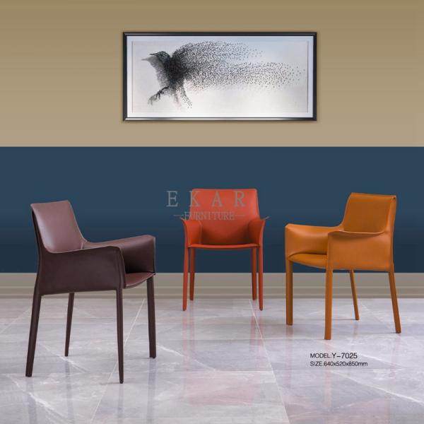 Italian Modern Design Restaurant Leather Dining Room Chair