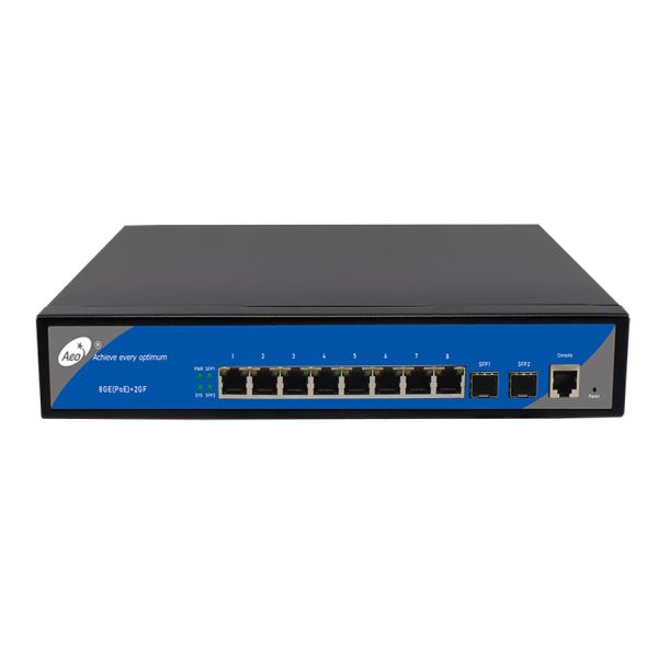 32Gbps 8 Port SFP Fiber Switch , 8 Port Gigabit Switch With SFP Slots
