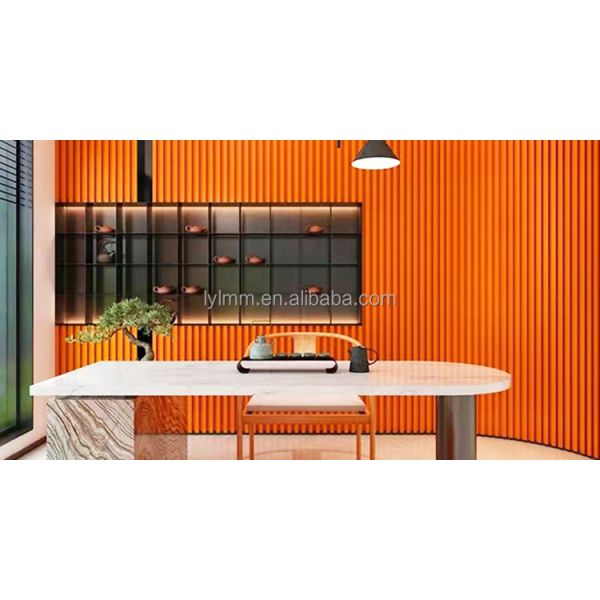 Fluted WPC Great Wall Panels for Home Interior Ceiling Decorative