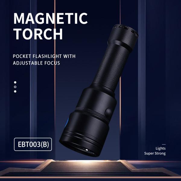 Quality Infrared Pocket 18650 LED Glare Flashlight Waterproof Type C Interface for sale