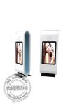 Dual Screen Interactive Multi Touch Kiosk Digital Signage Ultra Thin White Frame