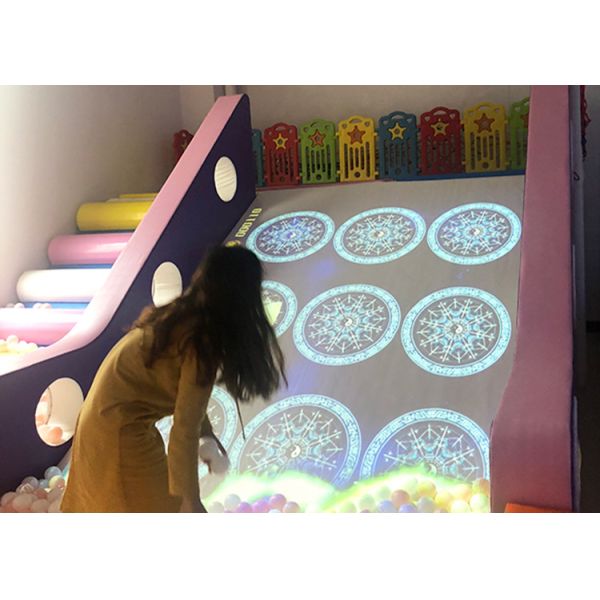 Indoor Interactive Floor Projector Slide Games Infrared Detector For Kids 3.0×2.2m
