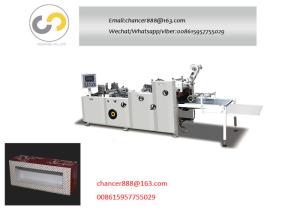 Wholesale Napkins paper box window patching machine, automatic box pasting machine from china suppliers