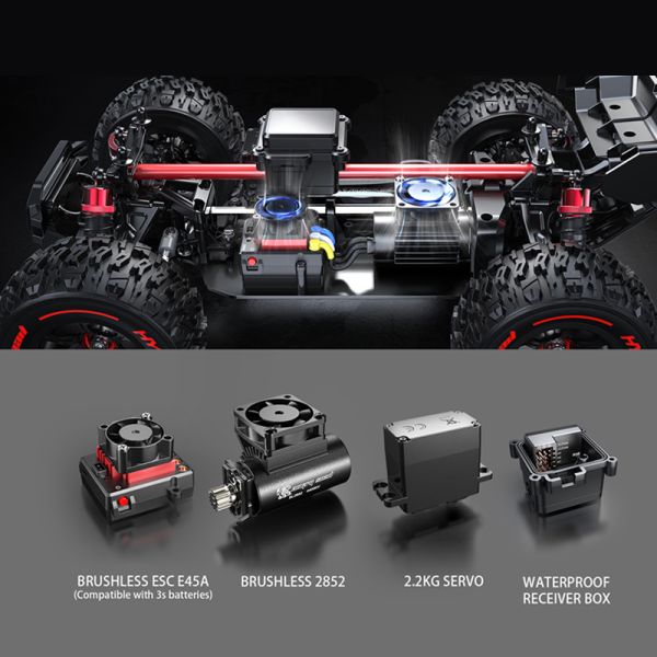 4WD 1/14 Brushless Motor Remote Control RC Car 4 Channels ODM/ OEM