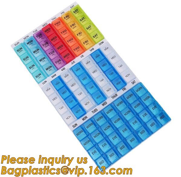 Pill Box for Pharamcy Promotion free pill box fancy weekly pill box,tablet drug color Monthly planner Compounding Medica