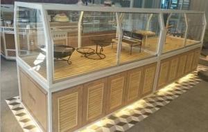 Convenient Bread Glass Display Large Volume Easy Disassembly Assembly