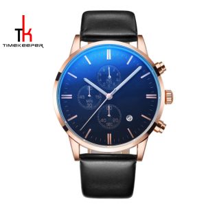 Wholesale Fashion Alloy Quartz Mens Watch Perpetual Calendar Water Resistant from china suppliers