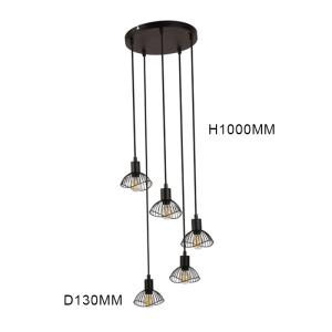 China Professional Vintage Glass Hanging Lamp  E14 E27  For Kitchen Living Dining Room on sale