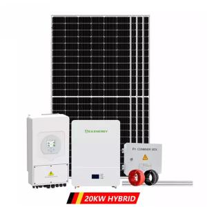 China 10kw 20kw Home Battery Storage System Hybrid Off Grid Solar Power on sale