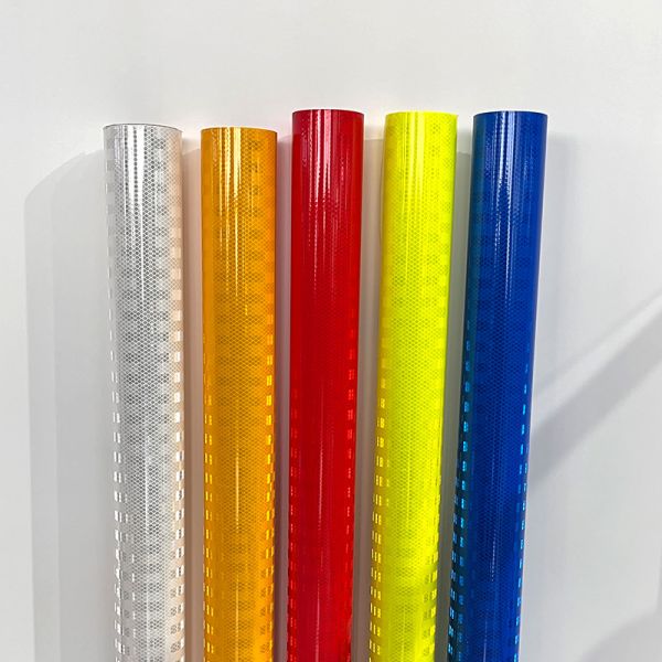 EGP Micro Prism High Visibility Reflective Vinyl Roll Film For Traffic Signs