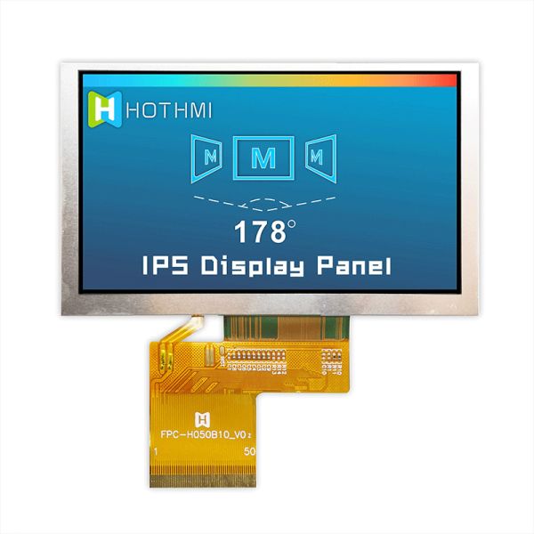 5 Inch High - Brightness TFT LCD | RGB Interface IPS Display For Industrial