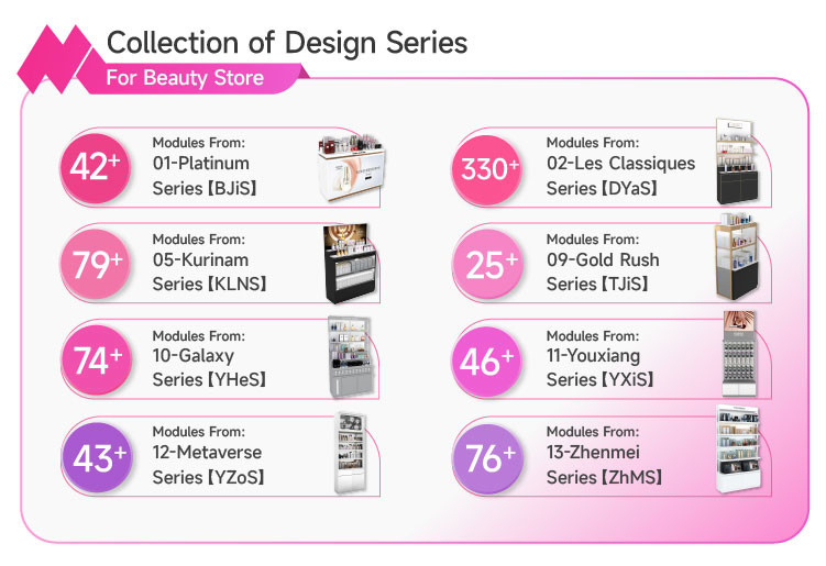 Multi-Tier Display Rack Customized Shop Cabinet for Maternity Store Showcase and Baby Shop Display Furniture