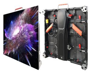China Outdoor high brightness&gray full color 500x500mm die casting aluminum P3.91 SMD rental led display screen video wall on sale