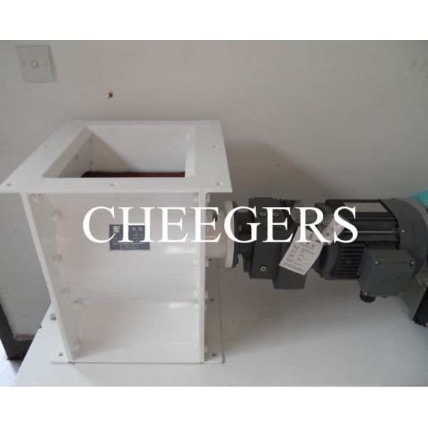 SS316 50rpm Rotary Feeder Valve With Adjustable Steel Tips