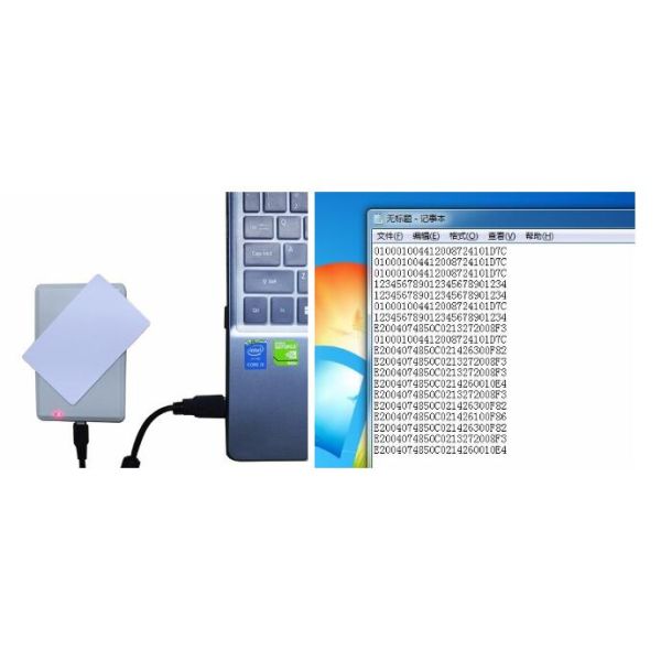 Answer Mode UHF RFID Desktop Reader EPC Gen2 Smart Card Desktop USB Tag Reader Writer