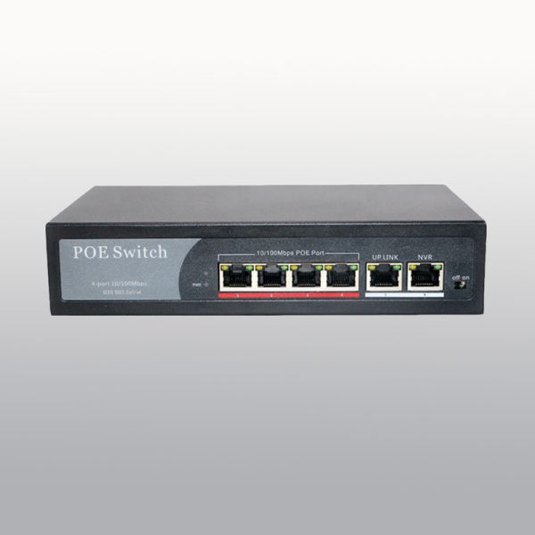 OEM ODM Poe Switch 4 8 16 24 Port 10 / 100Mbps POE Ports
