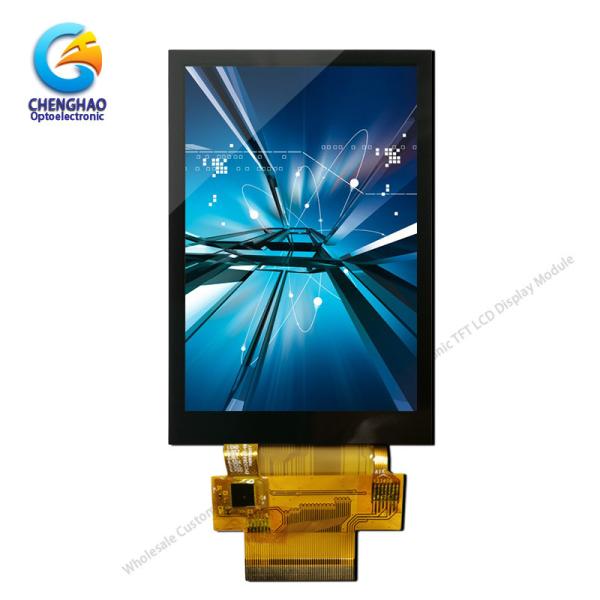 Quality 3.5" CTP Industrial Capacitive Touch Screen 320x480 300cd/m2 TFT LCD Display Module for sale