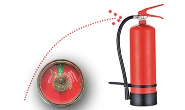 Carbon Steel Wheeled Fire Extinguisher , 50KG Trolley Mounted Fire Extinguisher