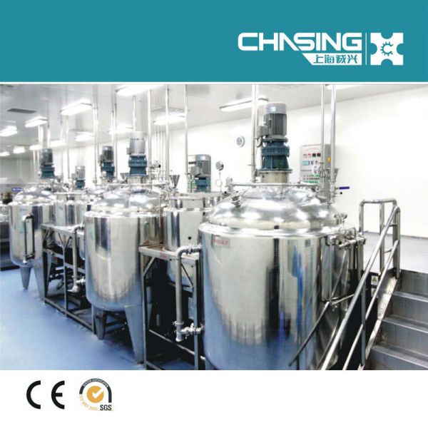 Shanghai Chasing Vertical Mixing Tank With Agitator