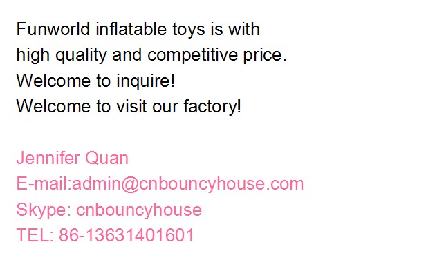 Spongebob Giant Inflatable Amusement Park , Inflatable Big Funcity Games