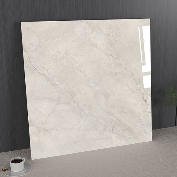 1000x1000mm Non-Slip Acid-Resistant Gray Inside Floor Polished Glazed Porcelain Tile For Kitchen and Apartment