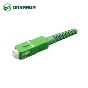 Single Mode SC Simplex Connector 2.0mm UPC APC PC 40mm Square Boot