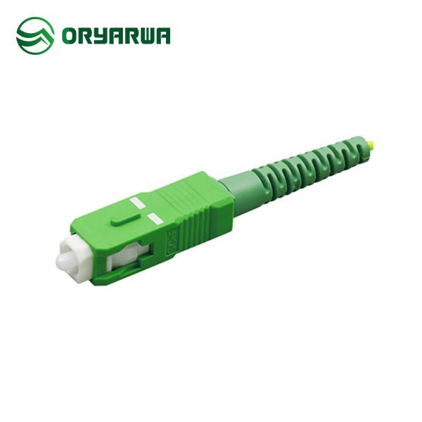 Quality Single Mode SC Simplex Connector 2.0mm UPC APC PC 40mm Square Boot for sale