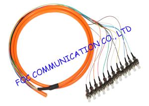 Wholesale Bundle Fan Out Fiber Optic Pigtail Multimode FC 12Cores For Fiber Networks from china suppliers