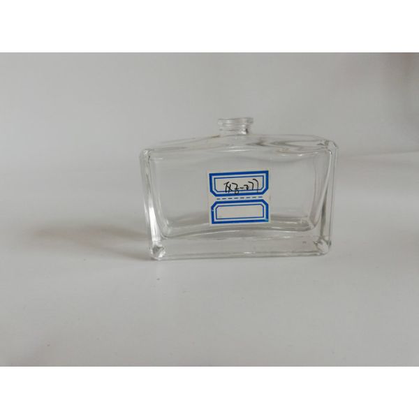 Square Refillable Perfume Bottle / Color Coating Perfume Spray Bottle