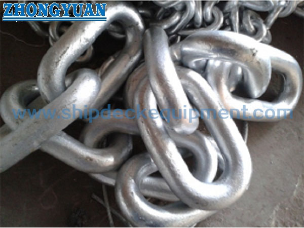 MIL-C-22521 Open Link Chain Coast Guard Buoy Chain Anchor Chain