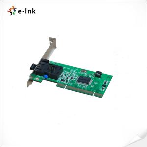 China ODM Duplex Fiber Optic Accessories 100M Gigabit PCI-E LAN Card 1310nm on sale