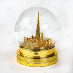 China 150m Electroplate Dubai Snow Globe For Collection for sale