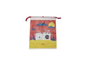 Wholesale Degradable Plastic Bag Drawstring Rainproof LDPE Printing Rope Bag from china suppliers