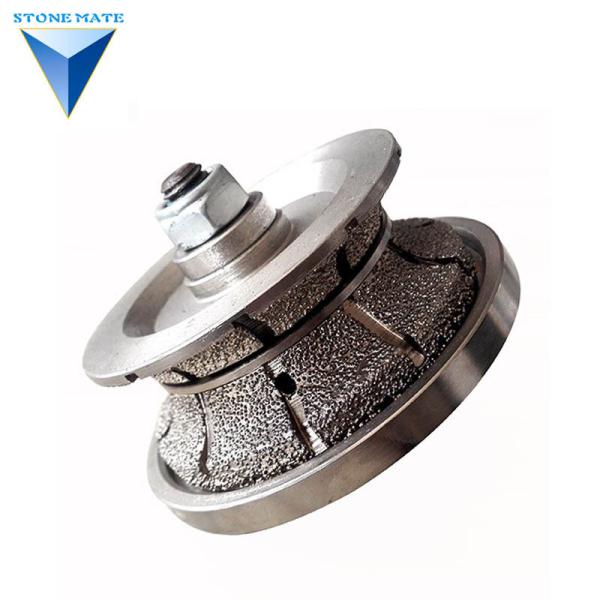 Quality Sharp Diamond Hand Profiling Stone Router Bit Internal Thread For Marble Granite Edge Profile for sale