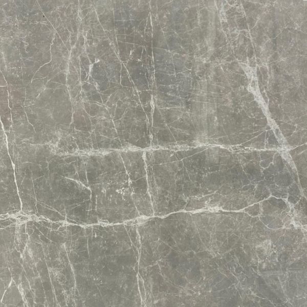 Gray Beige Polished Glazed Tiles 600x600mm Non-Slip Floor Wall