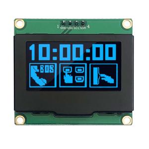 1.54 128x64 OLED Display Module , I2C OLED Screen with All Viewing Angles