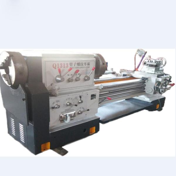 Quality Pipe Threading Lathe Machine Universal Horizontal Big Spindle Bore 280mm for sale