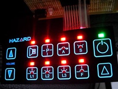 LGF/EL Lamp/LEDs Backlight Membrane Switches Manufactured by ISO9001&ISO13485 Certified Factory in China