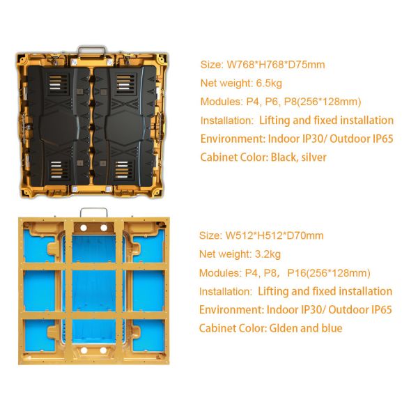 Outdoor P8mm Waterproof Fixed Installation LED Display with High Brightness 6000cd/㎡